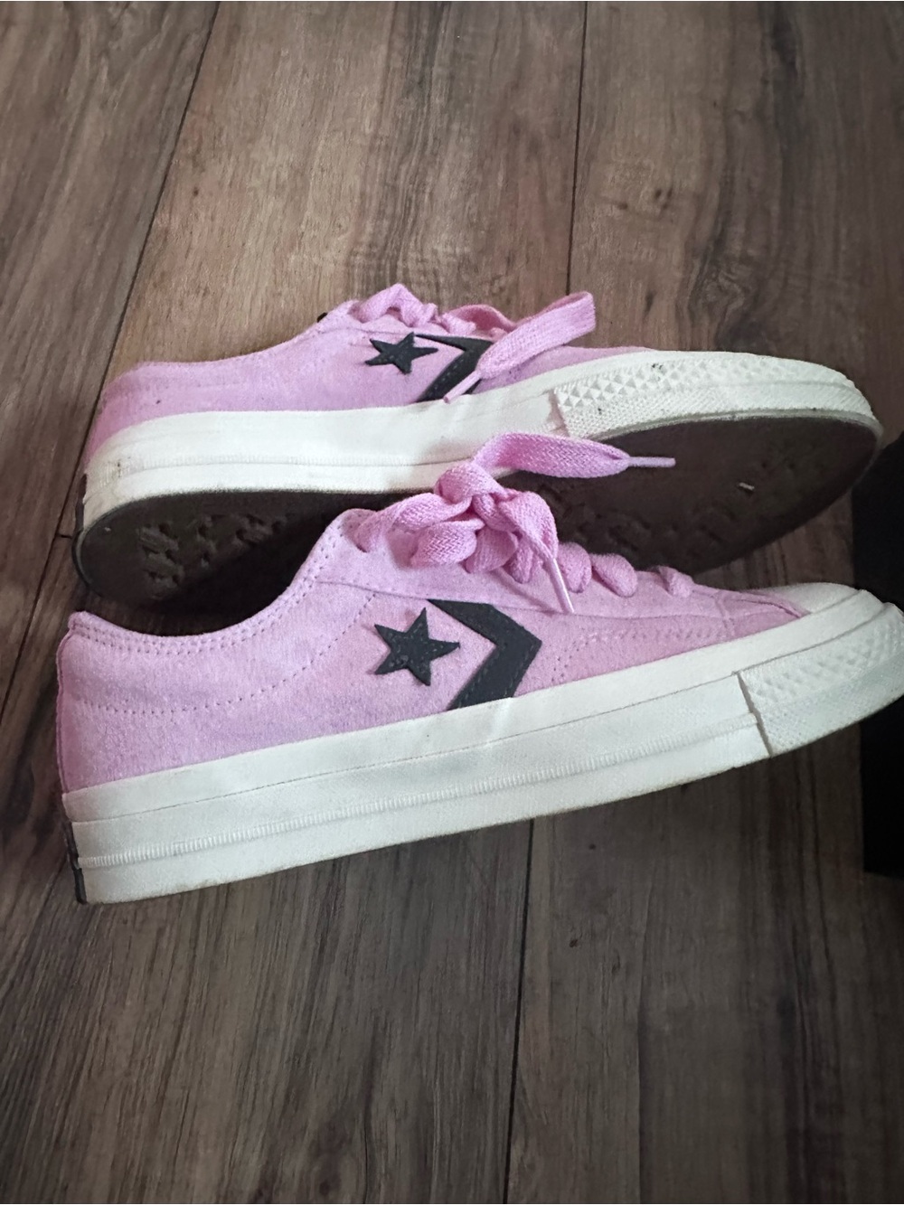 Converse Pink One Star Suede Low Top Sneaker - Picture 2 of 4